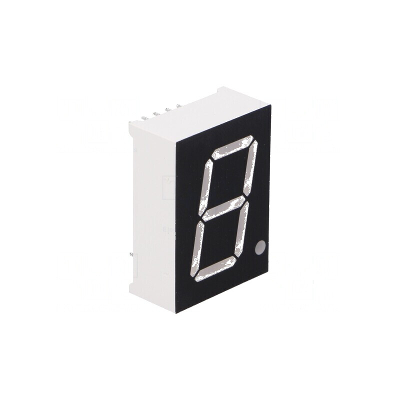 Afișaj LED cu 7 segmente, 20,4mm, 0,8, Număr car: 1, Galben, 60mcd | Electronic-mag.ro | Componente Electronice Afișaj LED cu 7 segmente, 20,4mm, 0,8, Număr car: 1, Galben, 60mcd | Electronic-mag.ro | Componente Electronice