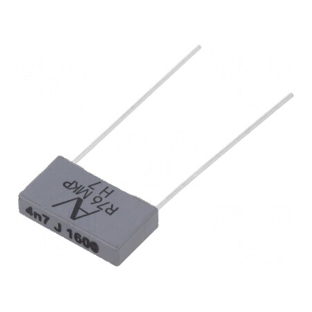Condensator Polipropilenă R76 4,7nF 18x4x10mm THT ±5% - Componentă Electronică de Înaltă Precizie | Electronic-mag.ro | Componen