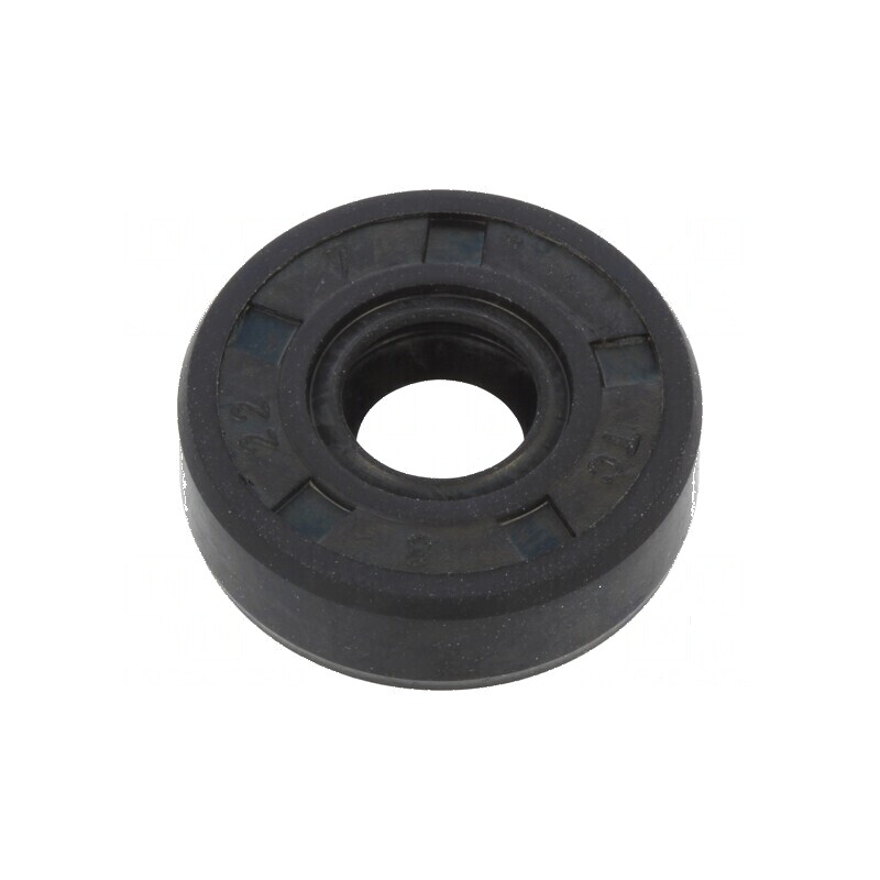 Garnitură simering din cauciuc NBR, grosime 7mm, temperatură -40÷100°C, diametru ax 8mm | Electronic-mag.ro | Componente Electro