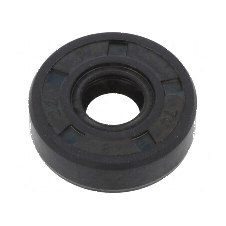 Garnitură simering din cauciuc NBR, grosime 7mm, temperatură -40÷100°C, diametru ax 8mm | Electronic-mag.ro | Componente Electro