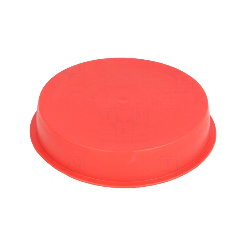 Obturator Corp Roșu cu Diametru Exterior de 128mm și Înălțime de 25mm din LDPE cu Sistem de Împingere | Electronic-mag.ro | Comp Obturator Corp Roșu cu Diametru Exterior de 128mm și Înălțime de 25mm din LDPE cu Sistem de Împingere | Electronic-mag.ro | Comp