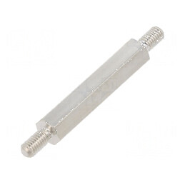 Piuliță Distanțieră Filetată M3 Hexagonală 25mm - Accesorii pentru Conexiuni Metalice | Electronic-mag.ro | Componente Electroni