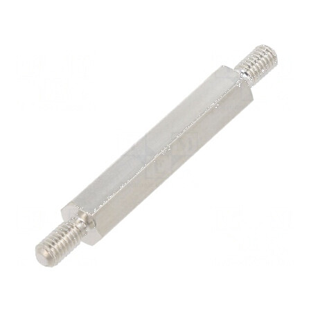Piuliță Distanțieră Filetată M3 Hexagonală 25mm - Accesorii pentru Conexiuni Metalice | Electronic-mag.ro | Componente Electroni