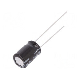 Condensator Electrolitic Bipolar THT 330uF 6.3VDC Ø8x11.5mm pentru Circuite Electronice | Electronic-mag.ro | Componente Electro