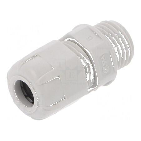 Garnitură de etanșare PG7 IP68 din poliamidă gri deschis UL94V-2 pentru protecție la apă și praf | Electronic-mag.ro | Component