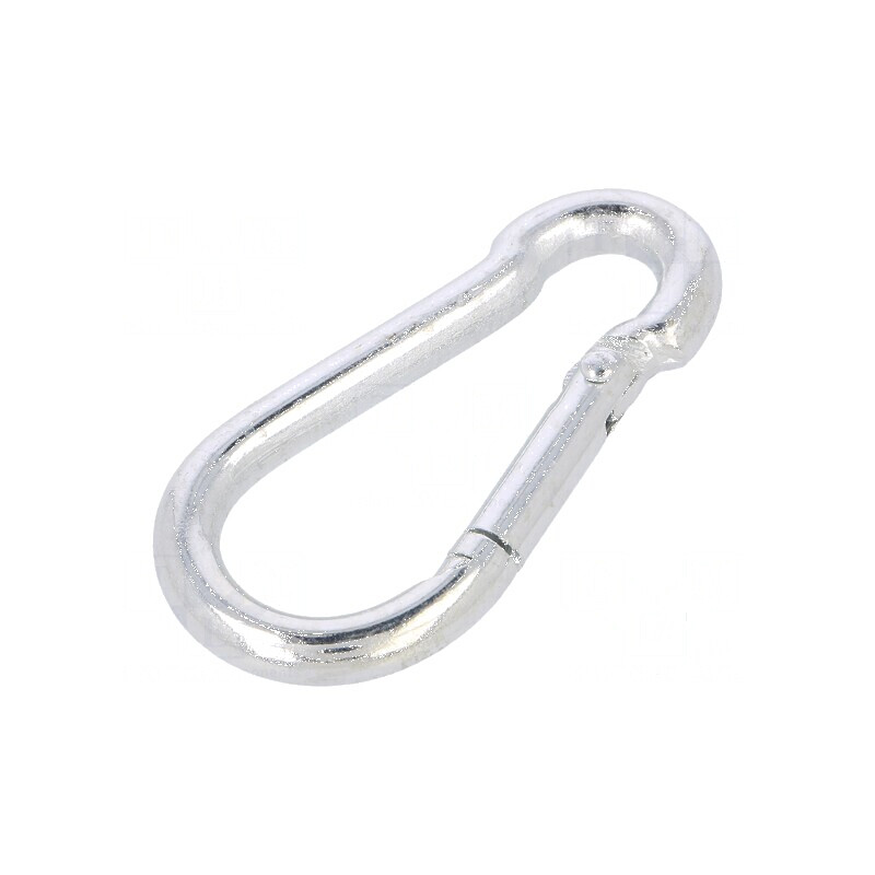 Carabină din oțel zincată pentru cabluri - Lungime 50mm, Diametru 5mm | Electronic-mag.ro | Componente Electronice Carabină din oțel zincată pentru cabluri - Lungime 50mm, Diametru 5mm | Electronic-mag.ro | Componente Electronice