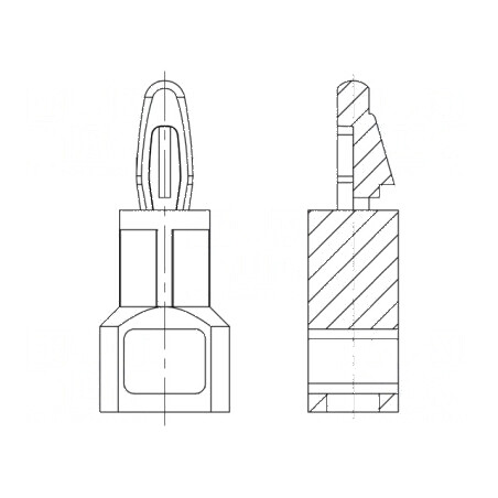Distanțier PCB Poliamidă 66 UL94V-0, Lungime 11,1mm, Culoare Naturală | Electronic-mag.ro | Componente Electronice