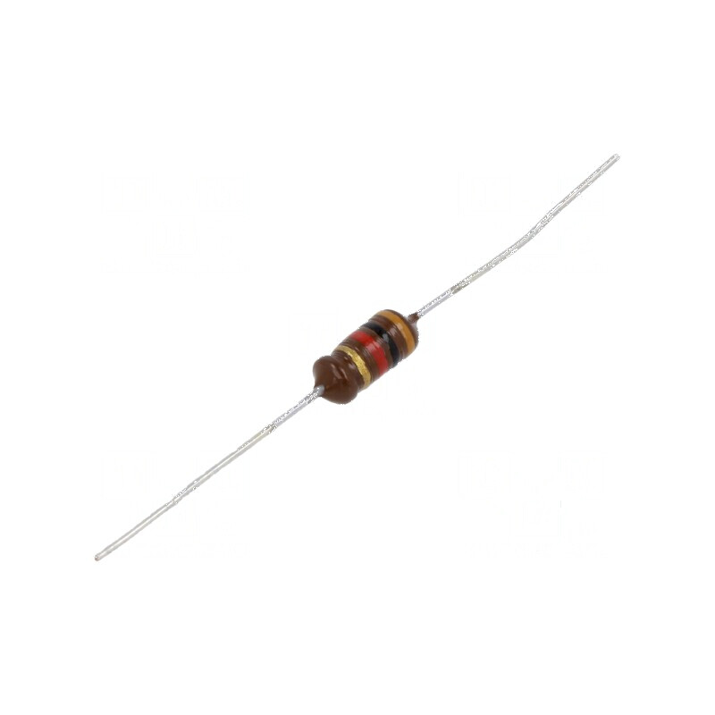 Inductor Ferită THT 1mH 200mA 3,8Ω Ø5,2x12mm ±20% 1,2MHz pentru Circuit Electronic | Electronic-mag.ro | Componente Electronice