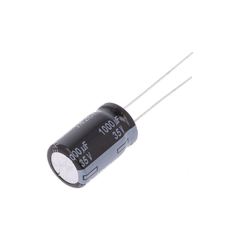 Condensator Electrolitic Low ESR THT 1000uF 35VDC Ø12,5x20mm pentru Aplicatii Electronice | Electronic-mag.ro | Componente Elect Condensator Electrolitic Low ESR THT 1000uF 35VDC Ø12,5x20mm pentru Aplicatii Electronice | Electronic-mag.ro | Componente Elect