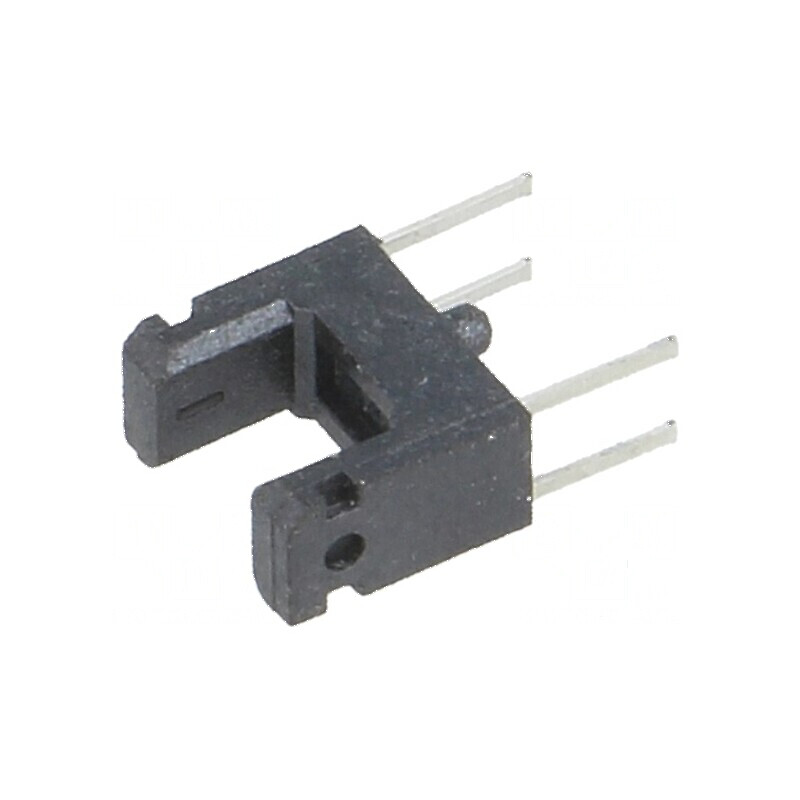 Senzor Fotoelectric Transmițător-Receptor THT cu Slot - 50mA | Electronic-mag.ro | Componente Electronice