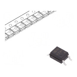Optocuplor SMD cu 1 Canal, 1 Ieșire, Tranzistori, Izolație de 3,75kV, Tensiune Maximă de Colector-Emetter de 80V, SO4 | Electron