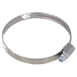 Colier de strângere cu şurub W 9mm, Crimpare 60-80mm, D W2 - Produs profesional pentru instalații | Electronic-mag.ro | Componen