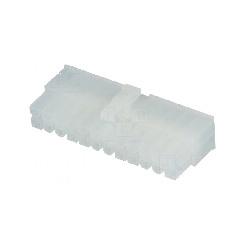 Conector cablu-cablu/PCB mufă mamă Mini-Fit Jr 4,2mm, 24 pini - Componente electrice de conectare | Electronic-mag.ro | Componen