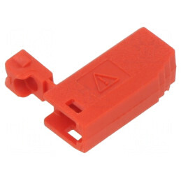 Protecție Mufă Roșie - Accesorii Lungime Totală 15,5 mm | Electronic-mag.ro | Componente Electronice