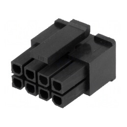 Conector cablu-placă mufă mamă MF30 3mm PIN 8 fără contacte - Componentă electronică de conectare | Electronic-mag.ro | Componen