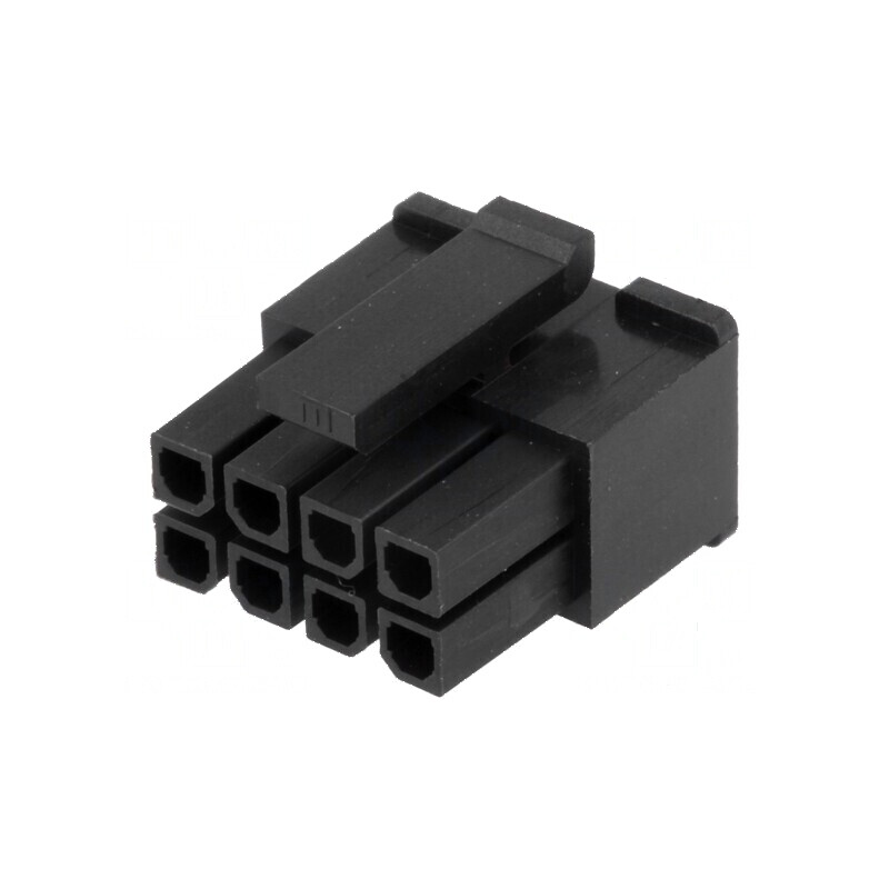 Conector cablu-placă mufă mamă MF30 3mm PIN 8 fără contacte - Componentă electronică de conectare | Electronic-mag.ro | Componen