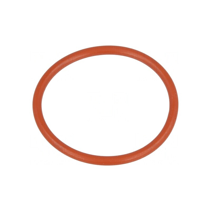 Garnitură O-ring VMQ 2mm grosime, 26mm diametru interior, PG21, roșie, rezistență temperatură -60 până la 250°C | Electronic-mag