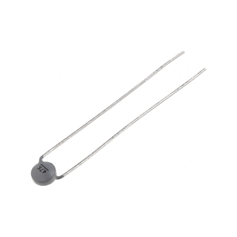 Termistor NTC 47kΩ THT pentru temperaturi între -55 și 125°C, putere 450mW | Electronic-mag.ro | Componente Electronice