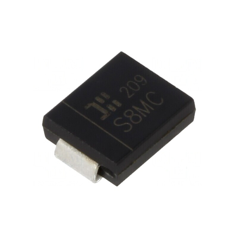 Diodă Redresoare SMD 1kV 8A SMC - Ufmax 0,985V, Ifsm 200A - Componentă Electronică Profesională | Electronic-mag.ro | Componente Diodă Redresoare SMD 1kV 8A SMC - Ufmax 0,985V, Ifsm 200A - Componentă Electronică Profesională | Electronic-mag.ro | Componente