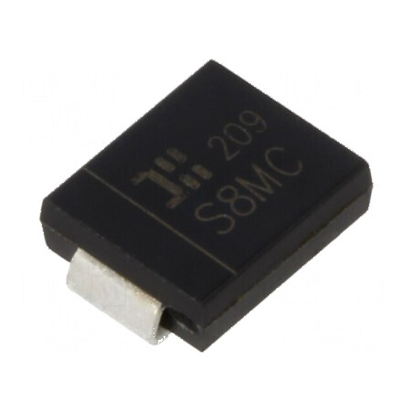 Diodă Redresoare SMD 1kV 8A SMC - Ufmax 0,985V, Ifsm 200A - Componentă Electronică Profesională | Electronic-mag.ro | Componente