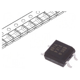 Optocuplor SMD cu 1 Ieșire, Tranzistori, Izolație de 3,75kV, Tensiune de Colectare de 70V | Electronic-mag.ro | Componente Elect