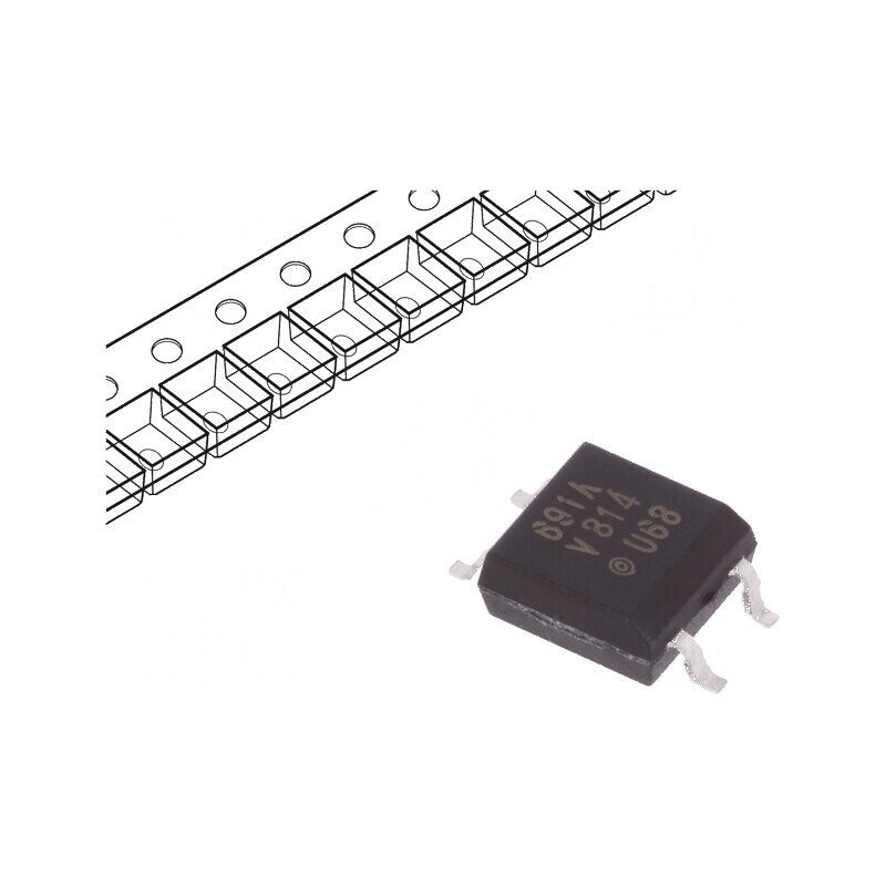 Optocuplor SMD cu 1 Ieșire, Tranzistori, Izolație de 3,75kV, Tensiune de Colectare de 70V | Electronic-mag.ro | Componente Elect Optocuplor SMD cu 1 Ieșire, Tranzistori, Izolație de 3,75kV, Tensiune de Colectare de 70V | Electronic-mag.ro | Componente Elect