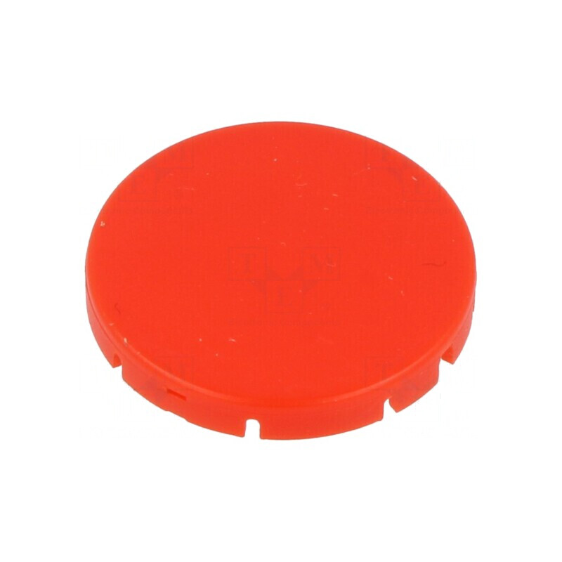 Lentilă roșie Ø19,7mm pentru buton RONTRON-R-JUWEL | Electronic-mag.ro | Componente Electronice