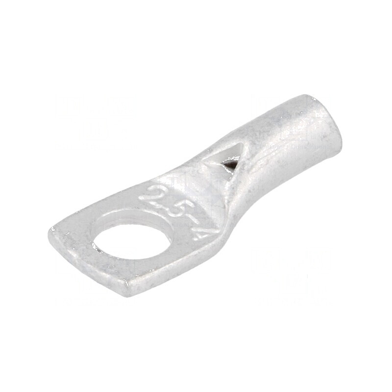 Vârf inelar tubular M4 2,5mm² cu cablu cositorit, crimpat profesional | Electronic-mag.ro | Componente Electronice