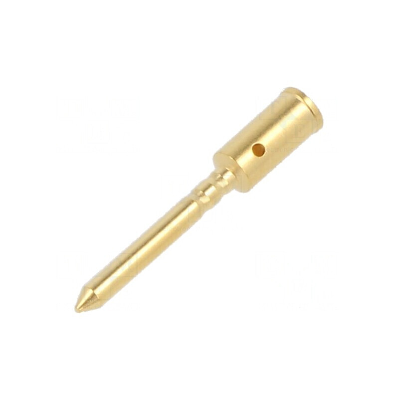Conectori M12 Power - Pin tată aurit 0,75÷1,5mm² crimpat pentru conexiuni electrice | Electronic-mag.ro | Componente Electronice