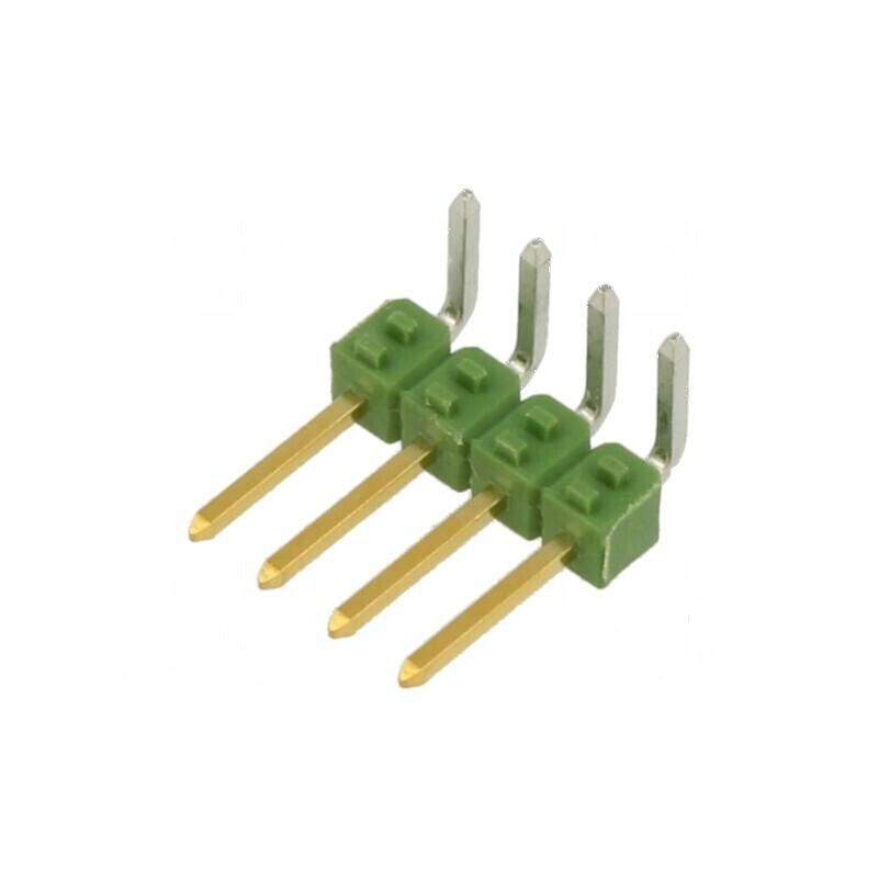 Conector AMPMODU MOD II TIP Tată cu 4 Pini THT - Şiruri Pini | Electronic-mag.ro | Componente Electronice