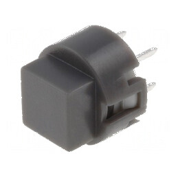 Comutator tastatură Poz: 2 SPST-NO 0,01A/35VDC gri THT 1,3N - Comutator profesional pentru aplicații electronice | Electronic-ma