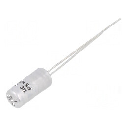 Condensator Electrolitic THT 10µF 63VDC Ø5x11mm ±20% - Componentă Electronică de Înaltă Calitate | Electronic-mag.ro | Component