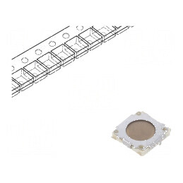 Microîntrerupător TACT SPST 0,02A 15VDC SMD cu Rezistență Maximă de 50mΩ - Pozitie 2 | Electronic-mag.ro | Componente Electronic