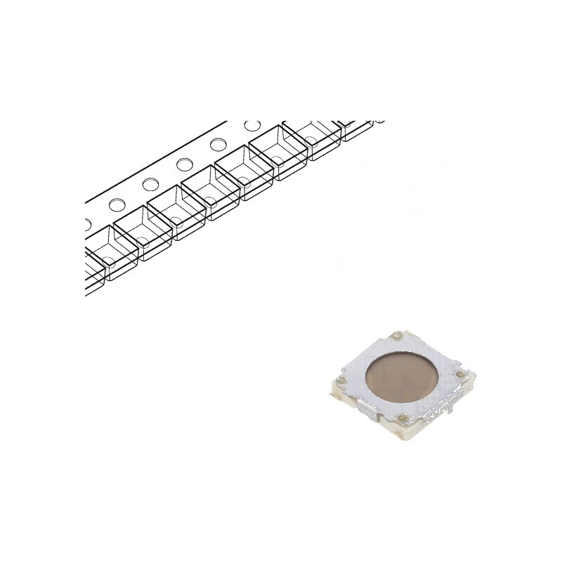 Microîntrerupător TACT SPST 0,02A 15VDC SMD cu Rezistență Maximă de 50mΩ - Pozitie 2 | Electronic-mag.ro | Componente Electronic Microîntrerupător TACT SPST 0,02A 15VDC SMD cu Rezistență Maximă de 50mΩ - Pozitie 2 | Electronic-mag.ro | Componente Electronic