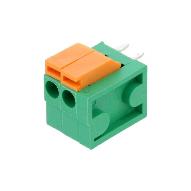 Regletă de Conexiuni pentru PCB Drept 3,81mm cu 2 Piste - Soluție Profesională de Îmbinare | Electronic-mag.ro | Componente Elec