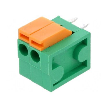 Regletă de Conexiuni pentru PCB Drept 3,81mm cu 2 Piste - Soluție Profesională de Îmbinare | Electronic-mag.ro | Componente Elec