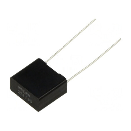 Condensator Polipropilenă ECWFE 220nF THT 13x12x6mm ±5% | Electronic-mag.ro | Componente Electronice
