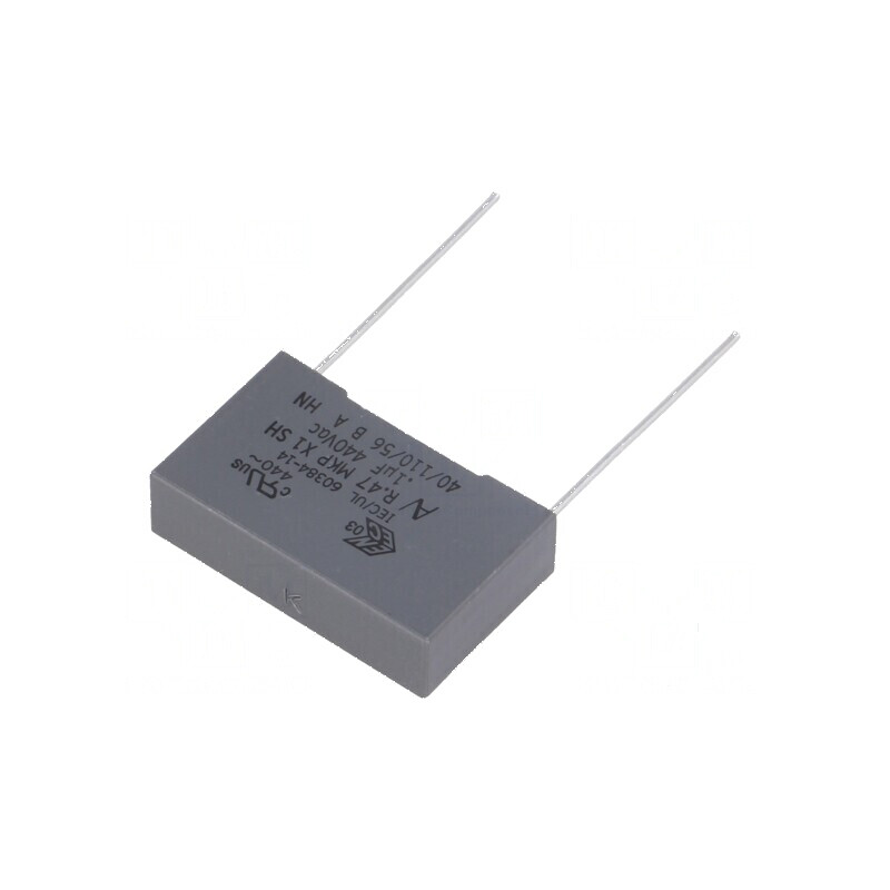 Condensator polipropilenă X1 R47 100nF 26,5x7x16mm THT - Componentă electronică de înaltă calitate | Electronic-mag.ro | Compone