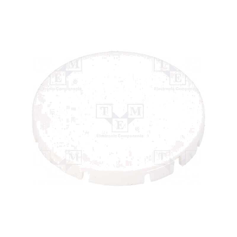 Lentilă Albă Ø19,7mm pentru Buton RONTRON-R-JUWEL | Electronic-mag.ro | Componente Electronice