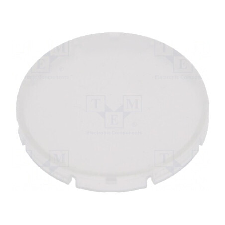 Lentilă Opal Alb Transparent pentru Buton RONTRON-R-JUWEL - Accesoriu de Înaltă Calitate | Electronic-mag.ro | Componente Electr