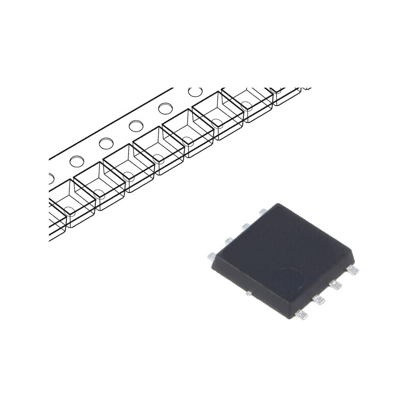 Tranzistor N-MOSFET Unipolar 60V 17A 34W SOP8A - Componentă Electronică de Înaltă Performanță | Electronic-mag.ro | Componente E