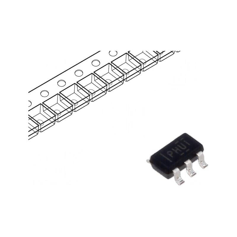 Stabilizator de tensiune LDO nereglabil 3,3V 0,2A SOT23-5 pentru aplicații electronice | Electronic-mag.ro | Componente Electron