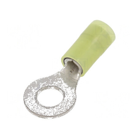 Vârf inelar M6 cupru cositorit izolată pentru cabluri 2,5÷6mm² - temperatură operare -55÷105°C | Electronic-mag.ro | Componente 