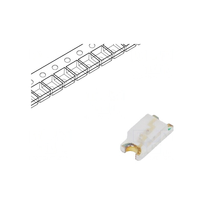 LED SMD 1206 Roșie 120-150mcd 3,2x1,6mm 130° 20mA 2-2,2VDC - Lumină de Semnalizare și Iluminare | Electronic-mag.ro | Componente