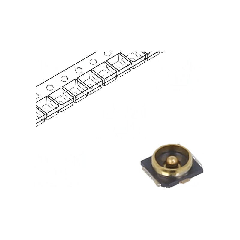 Conector U.FL (IPX/AMC) 50Ω SMT tată tăiat din rolă - Soclu de înaltă calitate pentru aplicații RF | Electronic-mag.ro | Compone