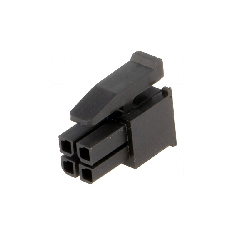 Conector Micro MATE-N-LOK 3mm cu 4 pini, cablu-placă, mufă mamă | Electronic-mag.ro | Componente Electronice