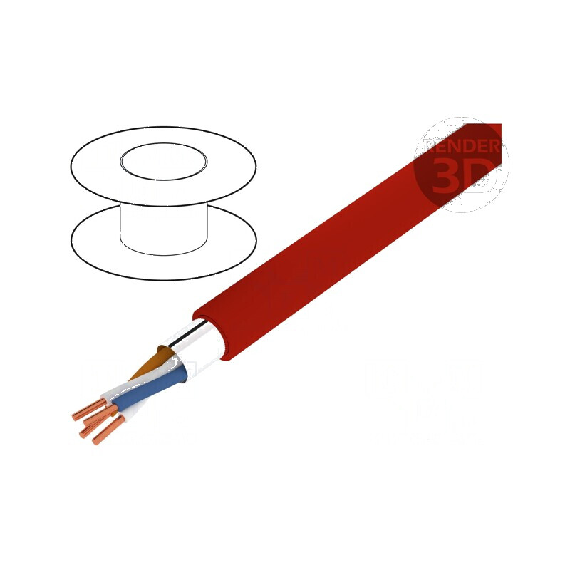 Cablu de control YnTKSYekw 1x2x0,8mm cu izolație PVC 150V | Electronic-mag.ro | Componente Electronice