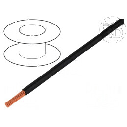 Cablu electric LgYc litat 0,75mm² PVC negru 450/750V 500m Clasa 5 | Electronic-mag.ro | Componente Electronice