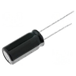 Condensator electrolitic THT 47uF 63VDC Ø8x15mm, Raster 3,5mm - Componentă electronică de calitate superioară | Electronic-mag.r