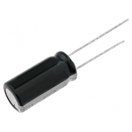 Condensator electrolitic THT 47uF 63VDC Ø8x15mm, Raster 3,5mm - Componentă electronică de calitate superioară | Electronic-mag.r